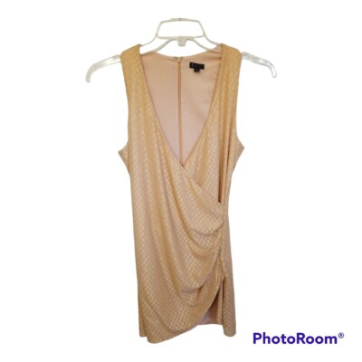 slim fit dress slacks DUNDAS x REVOLVE Cher Embellished Mini Dress in Gold M – Revaia main image 0
