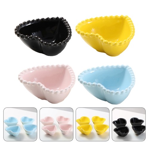 4pcs Sushi Platte Set Vorspeise Platte Keramik Geschirr Keramik Gerichte - Bild 12 von 12