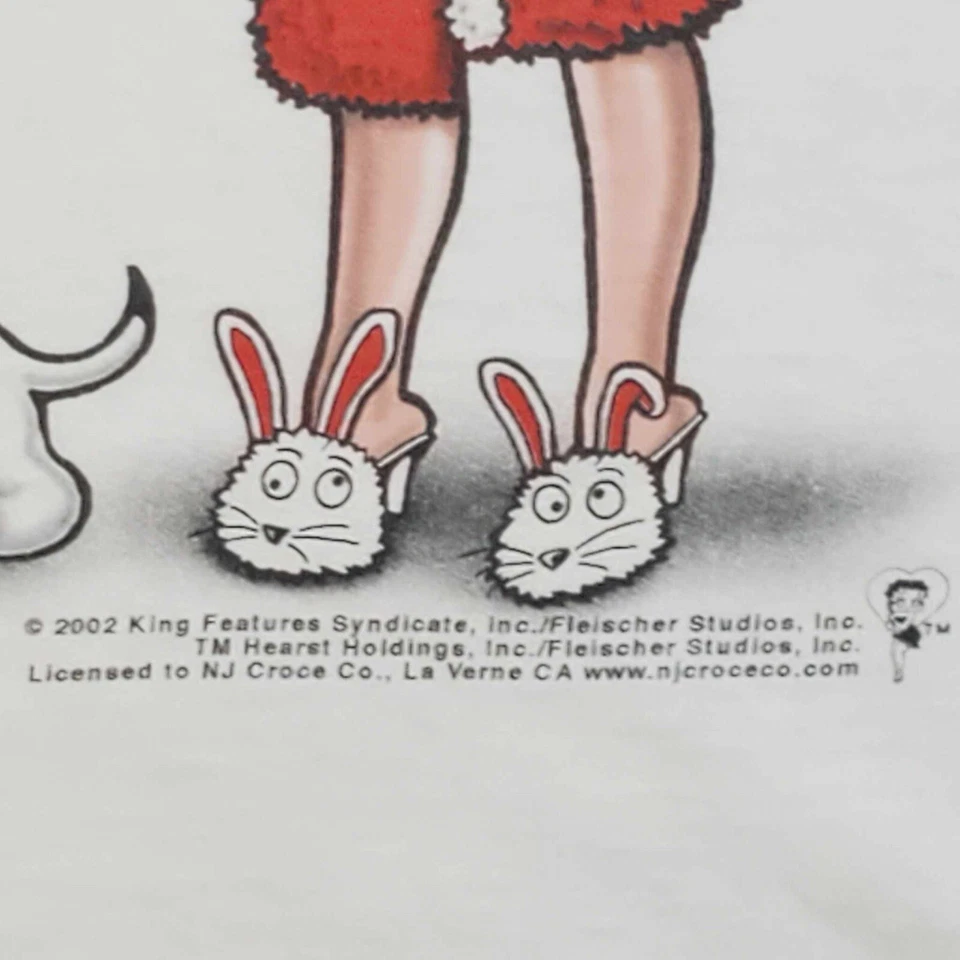 Camiseta Betty Boop 2002 I Don't Do Mornings! Ropa vintage XL para hombre Y2K RARA Foto 3 de 4