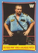 Big Boss Man 2017 Topps Heritage WWE Bizarre SummerSlam Matches #1