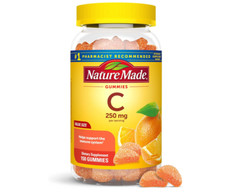 Nature Made Vitamin C 250 mg Per Serving Gummies, Dietary Supplement, 150 Count.