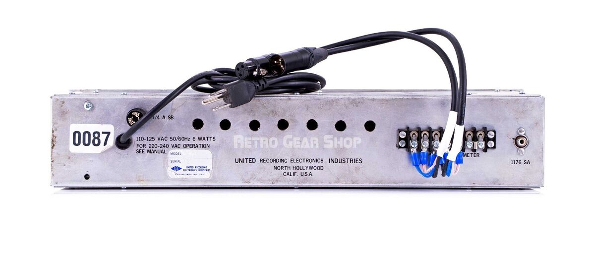Urei 1176LN Rev B Blue Stripe Compressor Limiting Amplifier Urei 1176LN Rev B Blue Stripe Compressor Limiting Amplifier