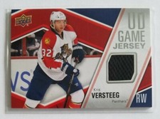 Kris Versteeg (Panthers) 2011-12 Upper Deck hockey UD Game JERSEY