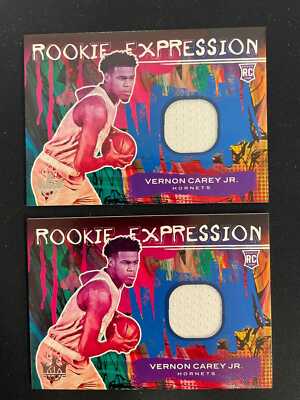 VERNON CAREY JR 2020-21 COURT KINGS ROOKIE EXPRESSION JERSEY *6381