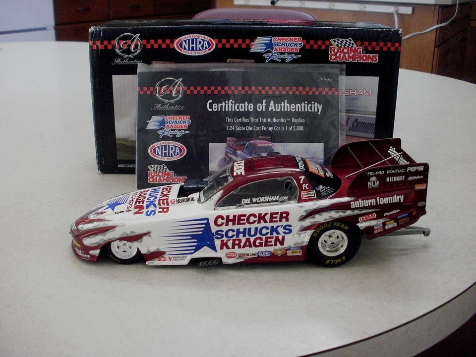 1/24 DEL WORSHAM 2000 CHECKER SCHUCKS KRAGEN PONTIAC FIREBIRD 1/5000 #574 - Image 2 of 4