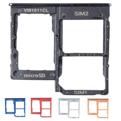 Dual SIM Card Slot Tray Holder for Samsung Galaxy A40 A405 Replacement Part
