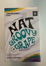 Pruvit OSNAT Ketones GROOVY GRAPE free Caffeine 20pkt FREE SHIPPING 2027