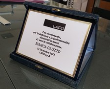 TARGA DA PREMIAZIONE COMPLETA DI ASTUCCIO E GRAFICA PERSONALIZZATA