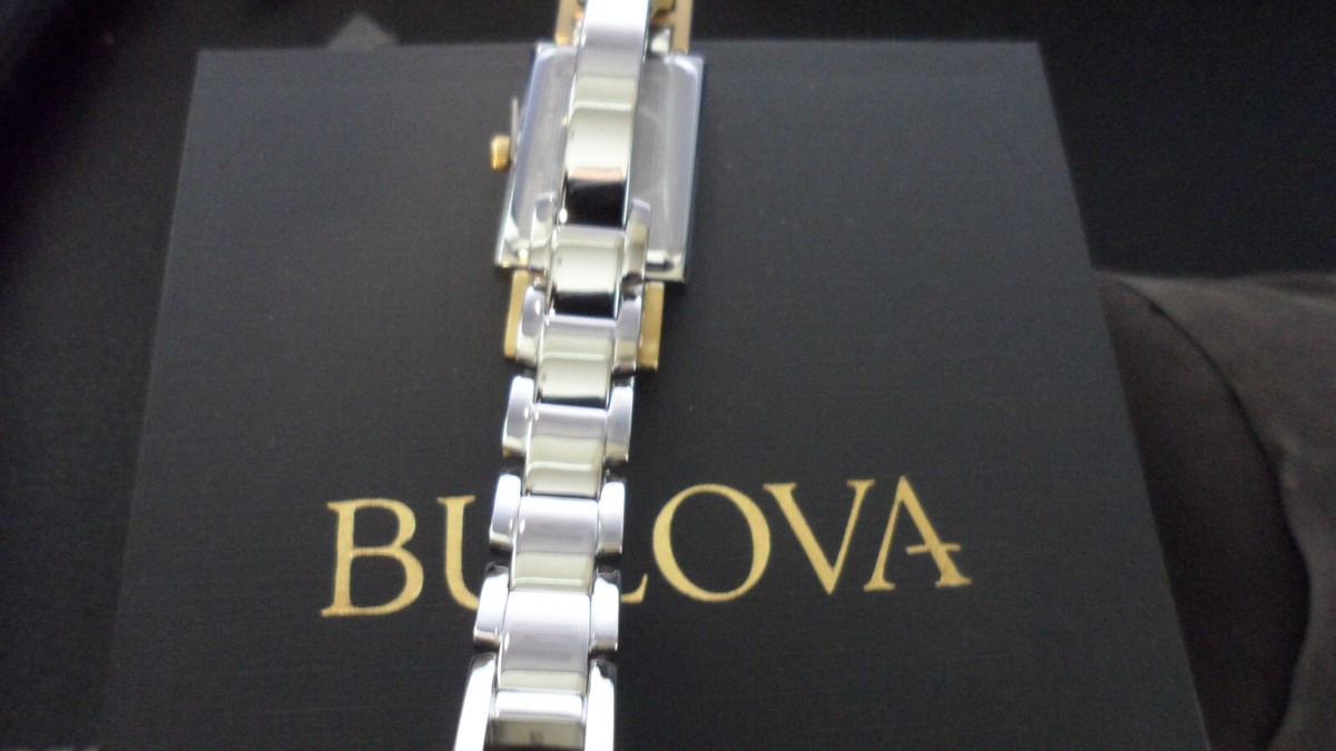 Bulova Classic Diamond Two-Tone Stainless Steel Quartz 