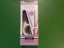 Candle Lite Essential Ele. Paper Scent Sticks W/ Holder Lavender    (P T-4)
