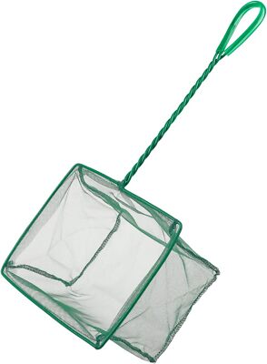 8 Inch Fishing Net Soft Nylon Mesh Sturdy Handle For Small Fish And Shrimp  | eBay