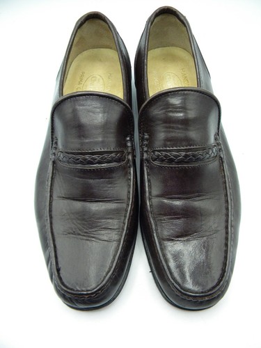 Church's Brown Leather Slip On Flat comfort Shoes Men's Size 7.5 (10')