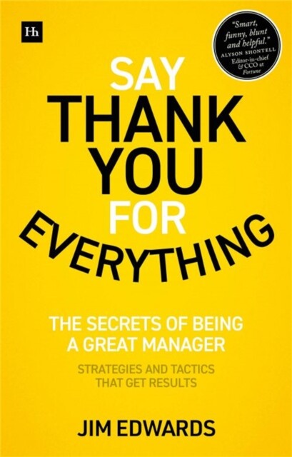 SAY THANK YOU FOR EVERYTHING von Jim, PC Edwards (Taschenbuch / Softback)