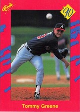 1990 Classic Update Tommy Greene Atlanta Braves #T22