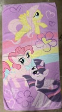 2014 Hasbro My Little Pony Beach Towel 100 Cotton Kids Children  s Purple
