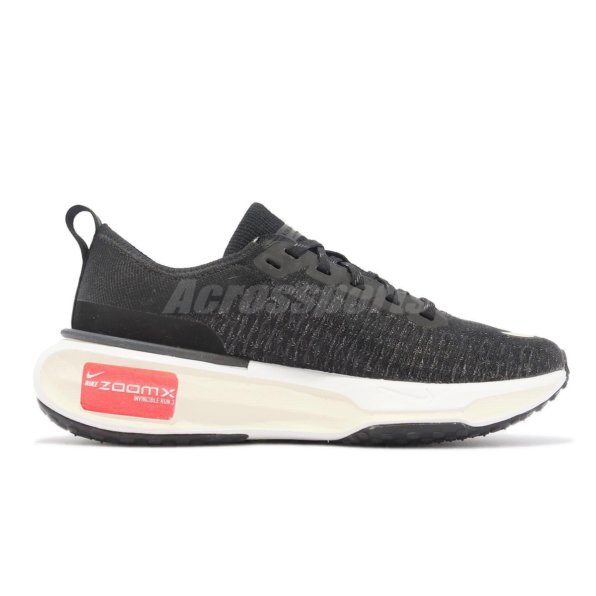 Size 7.5 - Nike ZoomX Invincible 3 Black White W for sale