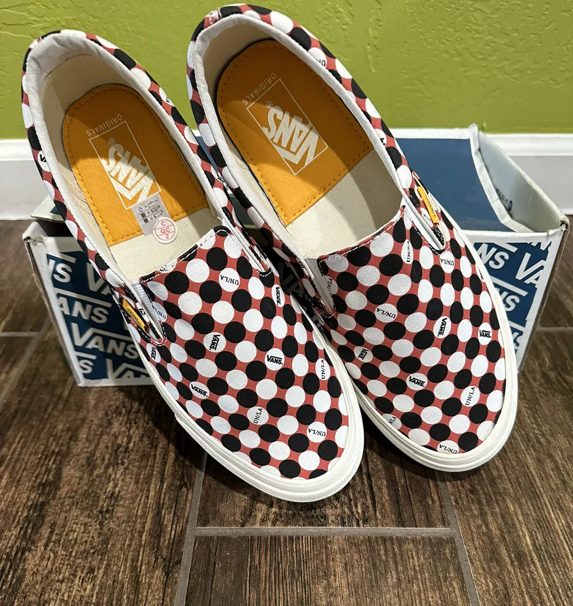 Vans top checkerboard trippy