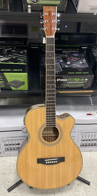 BABILON Granada 40' Natural Wood Acoustic Electric Guitar