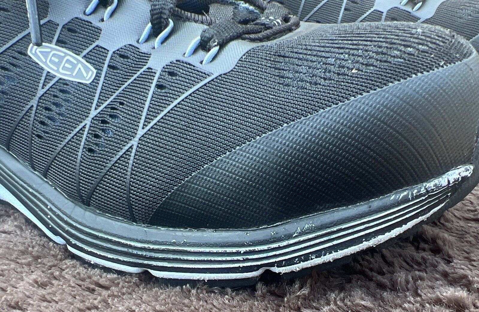 Scarpe sneakers antinfortunistiche da lavoro Keen donna Utility Vista Energy punta fibra di carbonio 8 M