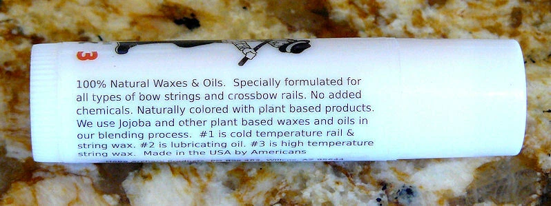 Crossbow String & Rail Wax JoJoBa the Hobo Archery Products Extreme Temperatures - Image 3 of 4