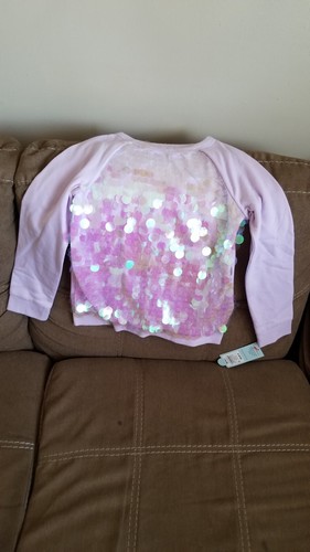 Cat & Jack Target Lavender Mermaid Scale Easter Sweatshirt Girls Sz S 6/6X NWT