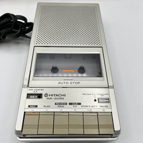 Hitachi Cassette Grabadora Reproductor de Cinta - AVA-200RS - Piezas o Reparación - Imagen 2 de 16