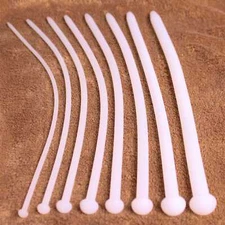 Silicone Penis Urethral Plug Urethra Stretcher Stretching Sounding Dilator Male