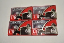 TDK SONY MAXELL VINTAGE BLANK CASSETTES -LOT OF 14- NEW SEALED  (VAY92)
