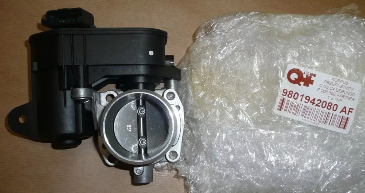 Corps de papillon 1.2 THP pour Citroën C3 C4 et Peugeot 208 motorisation essence