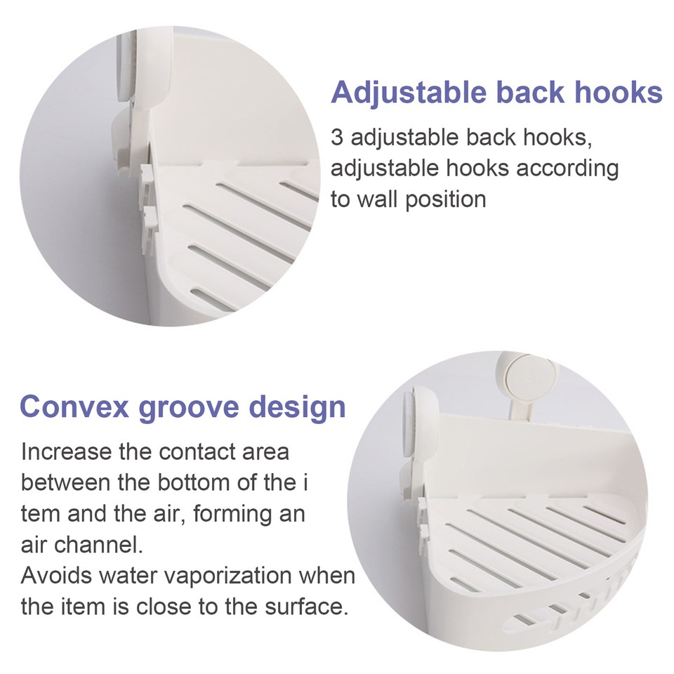 Kitchen Corner Shelf Room Storage Rack Duty Bathroom Corner Shelf for