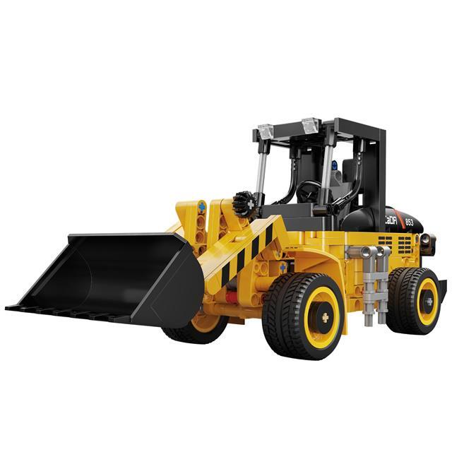 CaDA Wheel Loader Construction 403 Pieces Unassembled Brick Build Kit C65023W