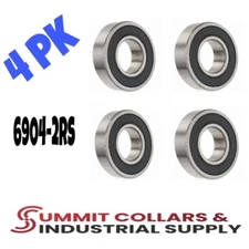 6904-2RS C3 Premium Sealed Ball Bearing, 20x37x9mm 41-6904 AB-6904-2RS (4PK)