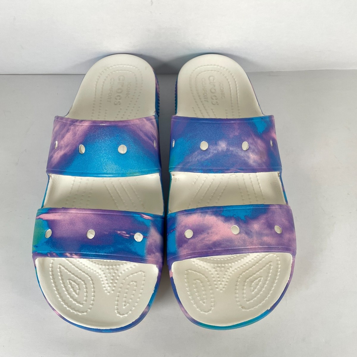 CROCS CLASSIC OUT OF THIS WORLD SANDAL PURPLE BLUE MEN 14 NEW Crocs Classic Clog Mens Sandals Blue 10001-4TB – Shoe Palace main image 4