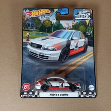 Hot Wheels Boulevard Premium 2023 bianco Audi S4 Quattro #81