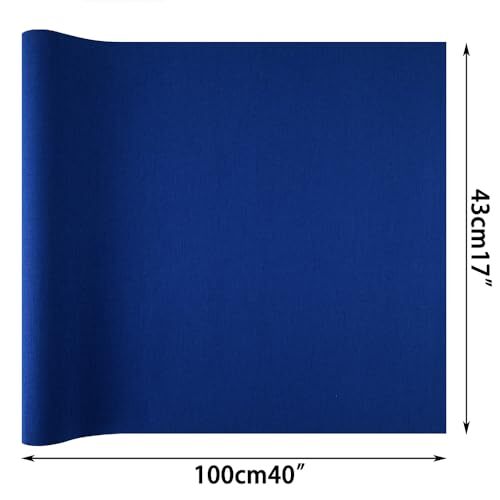 Buchbindetuch 40"x17" blau Stoff Oberfläche Papier Rückseite für Zum Selbermachen Scrapbooking - Bild 4 von 5