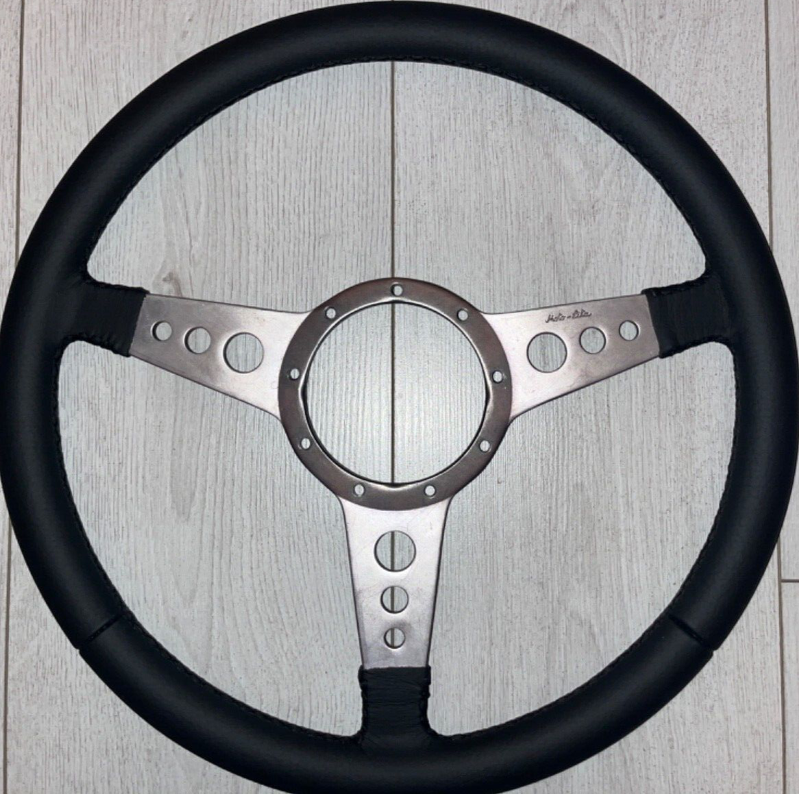 porsche 911 912 356 steering wheel motolita 390mm 3 spoke vintage