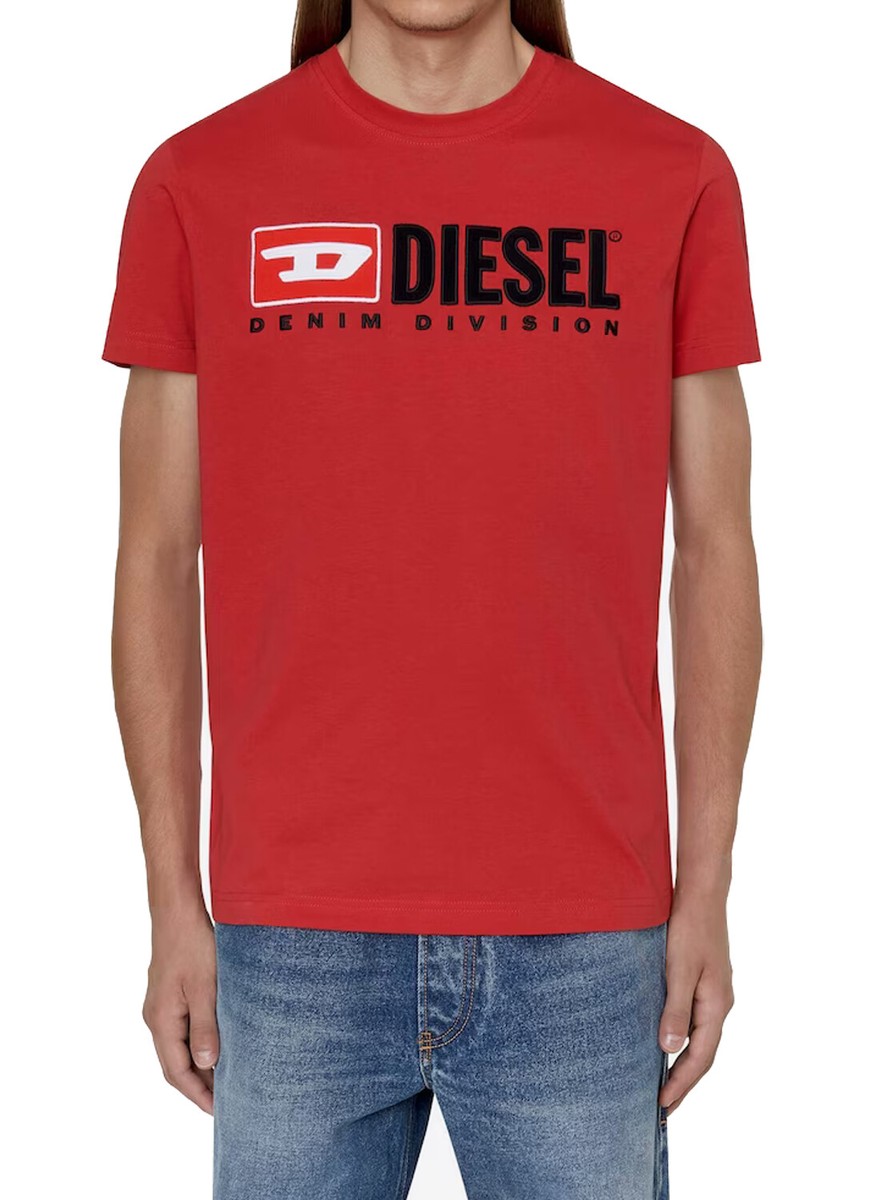 Diesel T-Diego-Division Men's T-Shirt Round Neck Short