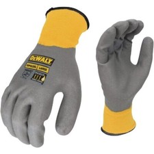 4 -DEWALT Men's Large Full Dip Water-Resistant Breathable Work Glove DPG35L