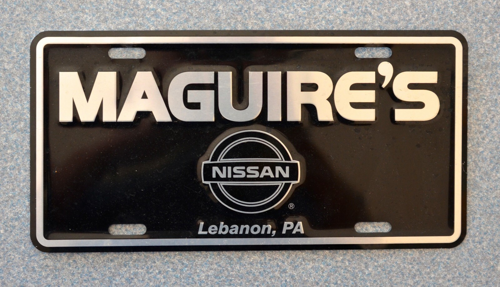 MAGUIRE'S NISSAN, LEBANON, PA LICENSE PLATE eBay