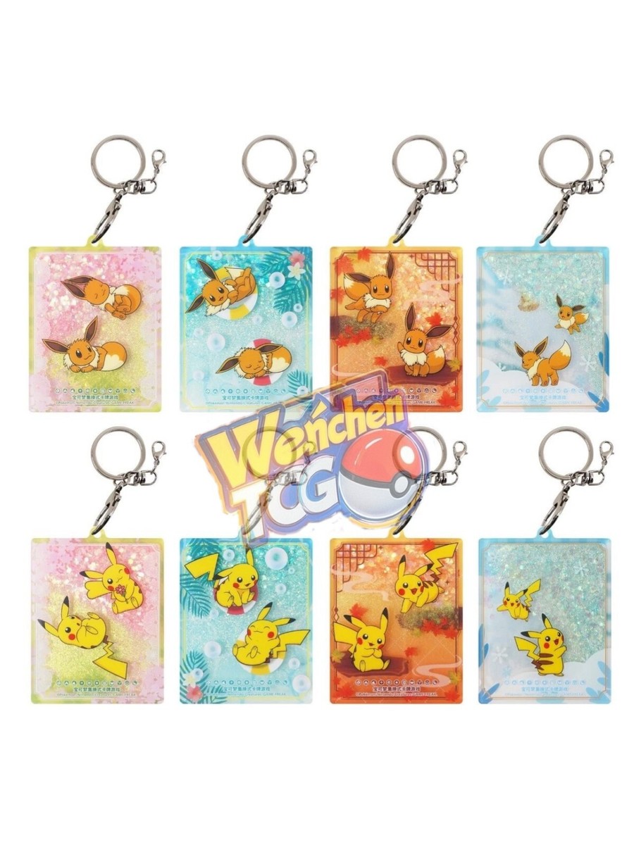 Pikachu & Eevee Quick Sand Card Display Pokemon TCG S-Chinese | eBay