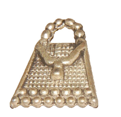 Pocketbook Purse Handbag #2 Charm Tibetan Silver  J1380-7