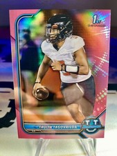 2022 Taulia Tagovailoa Bowman Chrome University 1st Bowman Pink Refractor #32