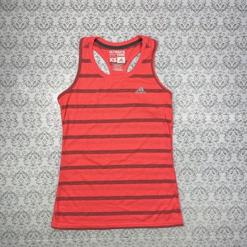 Adidas Ultimate Striped Fluorescent Tank Top Gym Training Damen XS Climalite - Bild 5 von 14