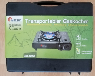 gaskocher Maxsun MS-2600 mit kartuschen