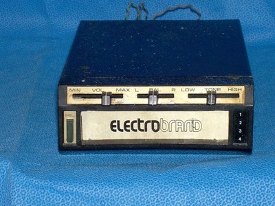 8 track tape player Electrobrand for car truck rod selling for parts