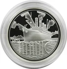RMS Titanic "White Star Land" Harland & Wolf .999 Fine Silver Round