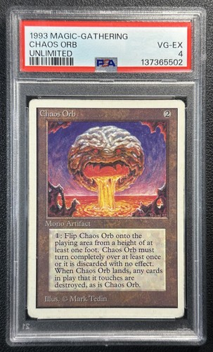 CHAOS ORB PSA 4 1993 MAGIC: THE GATHERING MTG UNLIMITED #NNO 5502