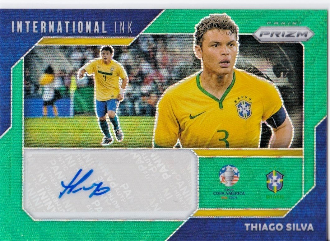2024 Panini Prizm CONMEBOL Copa America International Ink Thiago Silva #II-TSA