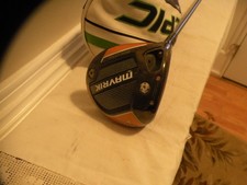 MINT CALLAWAY MAVERIK DRIVER, LH, "LEFTY", 9.0*, HZRDUS SHAFT, LITE FLEX, COVER