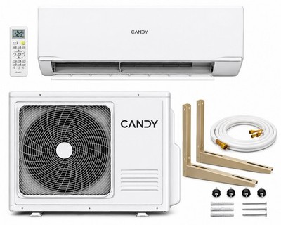 Split Klimaanlage 12000BTU CANDY PURE 3.0 35 Komplettset Split Heizen A++ WLAN